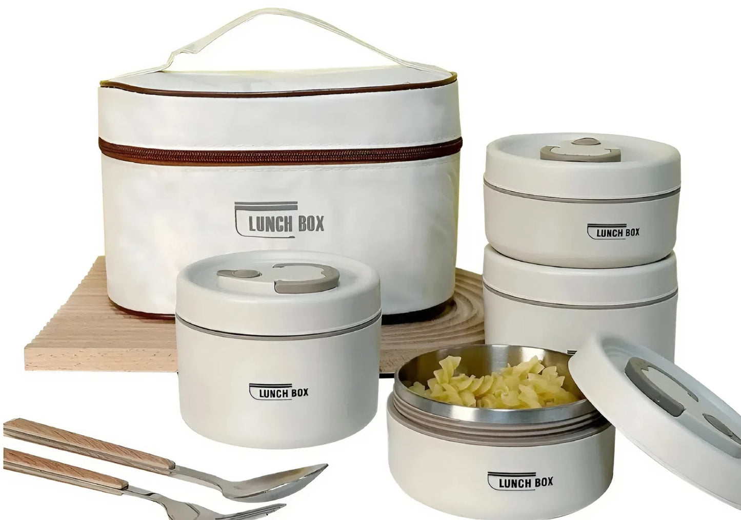 Lonchera Térmica con 4 Contenedores Lunchbox