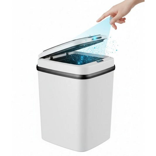 Papelera con Sensor Inteligente – Apertura Automática Sin Contacto